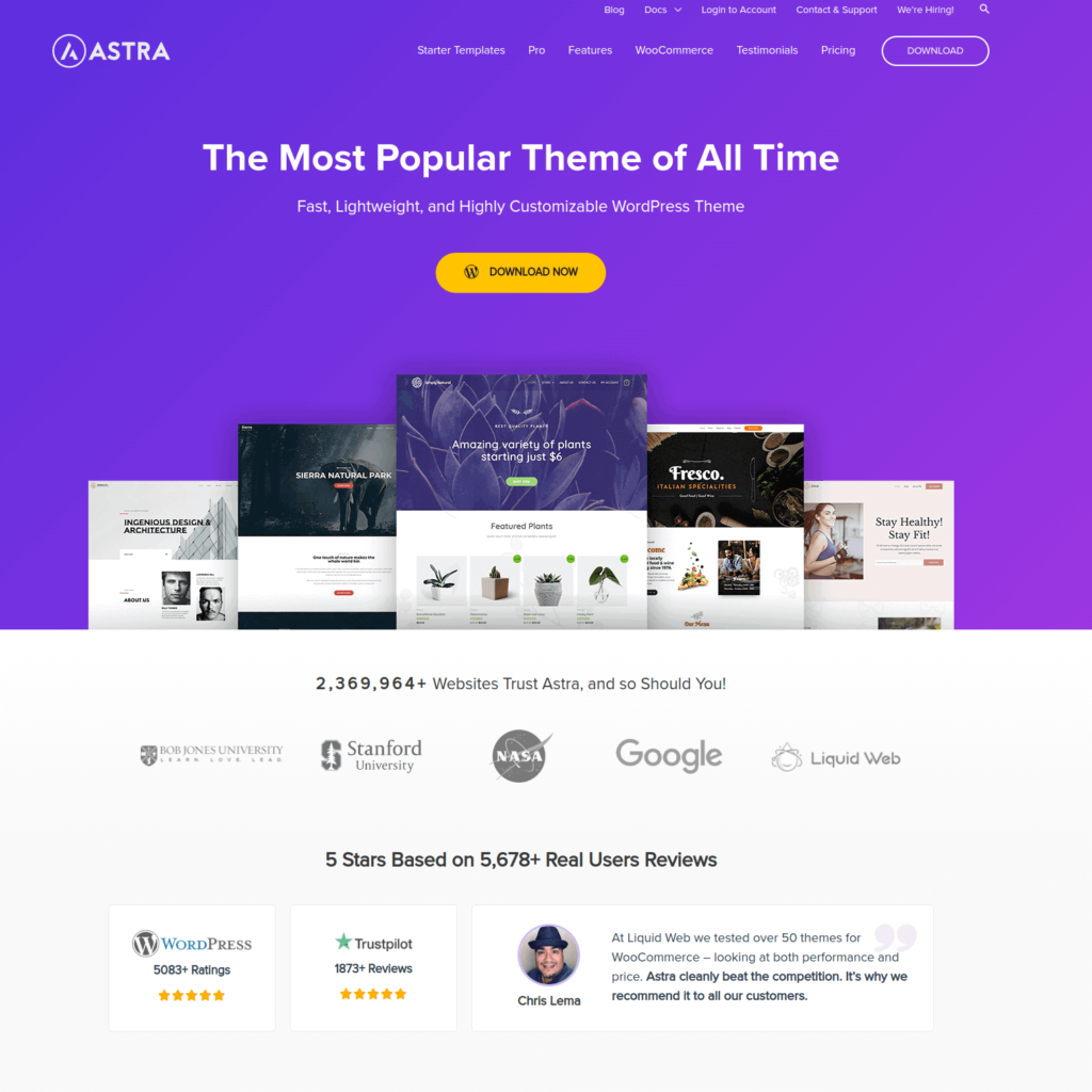 WordPress-Theme Astra